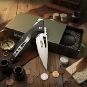 CRKT 4416 Division Deri Kılıflı Çakı