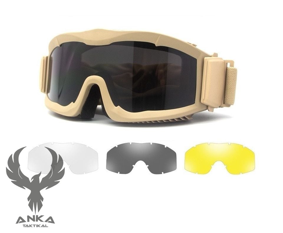 Tactical NVG Goggles Gözlük Set