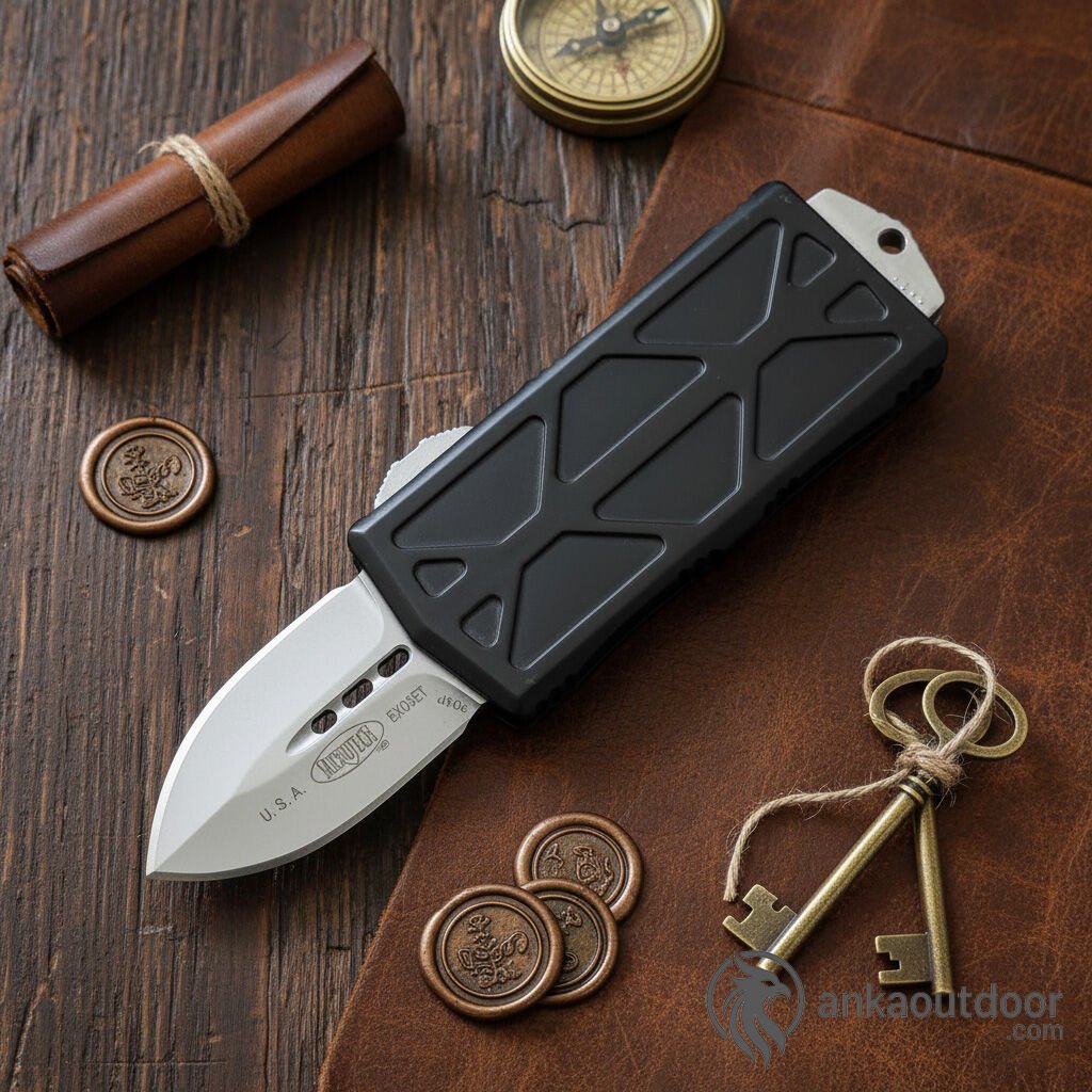 Microtech Exocet Satin Otomatik Bıçak