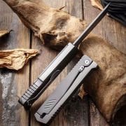 Gun Metal Gravity Mekanik Tanto Bıçak