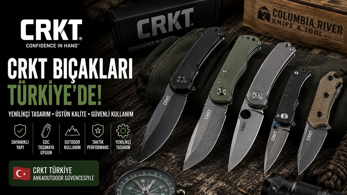 CRKT çakı ve bıçak modellerini anlatan haber görseli