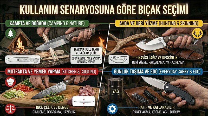 Kullanım Senaryosuna Göre Bıçak Seçimi