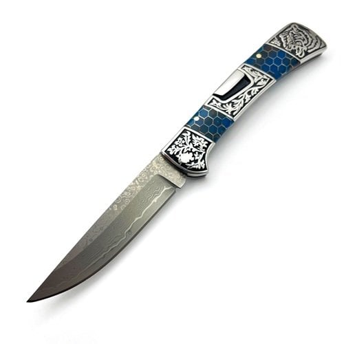 Columbia Gerçek Damascus Çakı