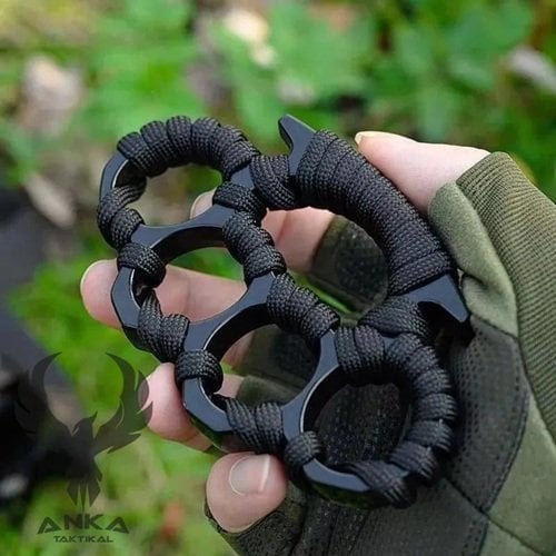 Knuckle Brass Tactical Paracord Muşta