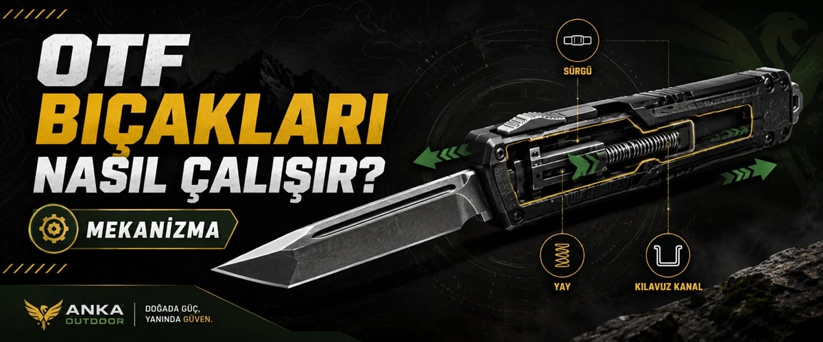OTF bıçak mekanizması ve Out-the-Front bıçak yapısı