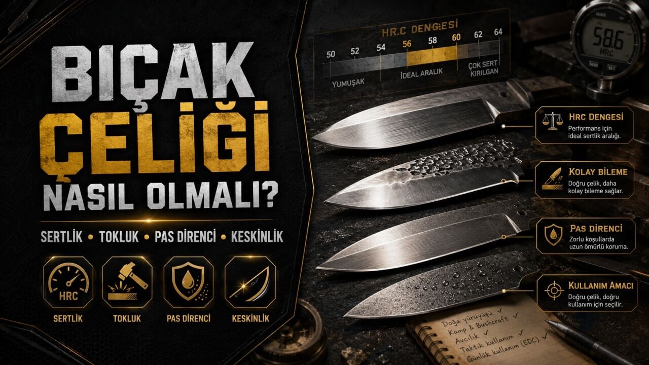 Bıçak Çeliği Nasıl Olmalı?