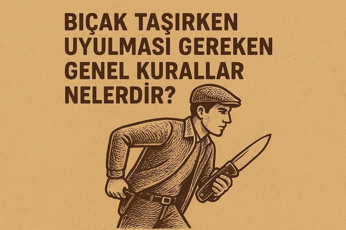Bıçak Taşırken Uyulması Gereken Genel Kurallar Nelerdir?