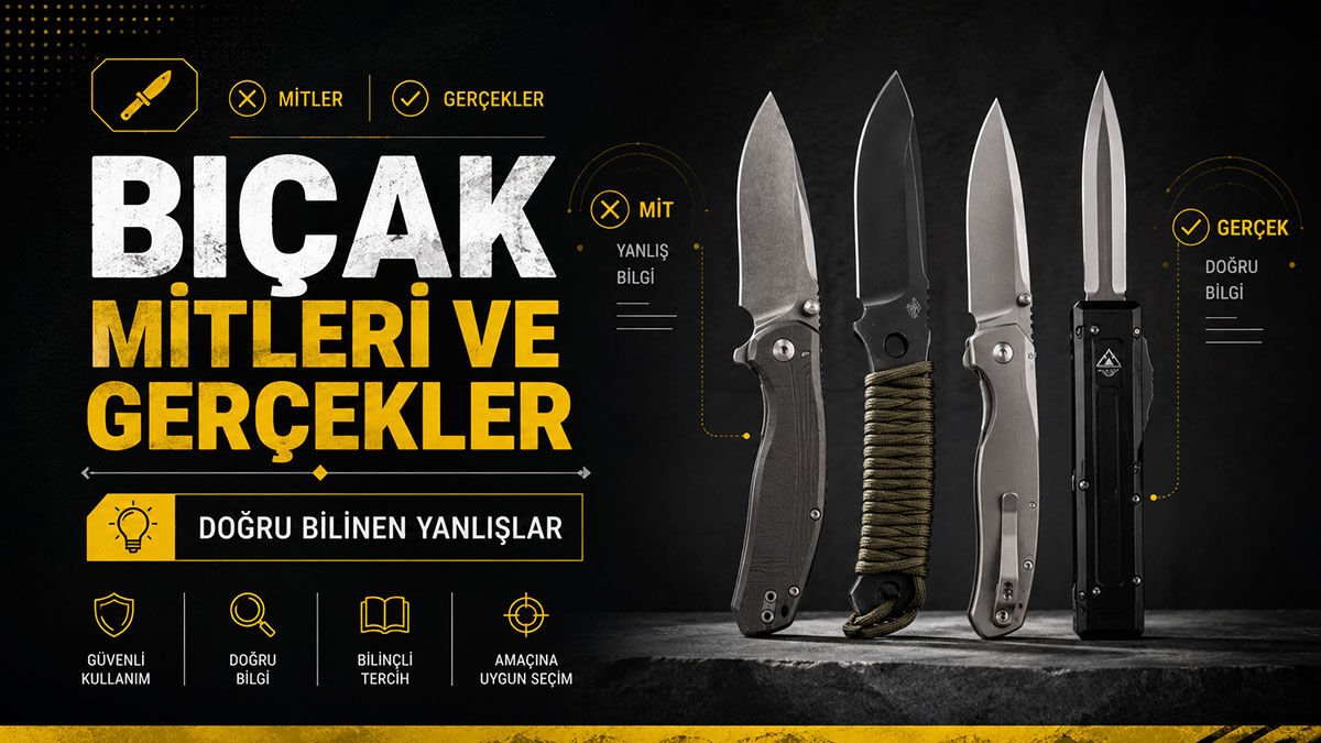 Bıçak Mitleri vs Gerçekler: Doğru Bilinen Yanlışlar
