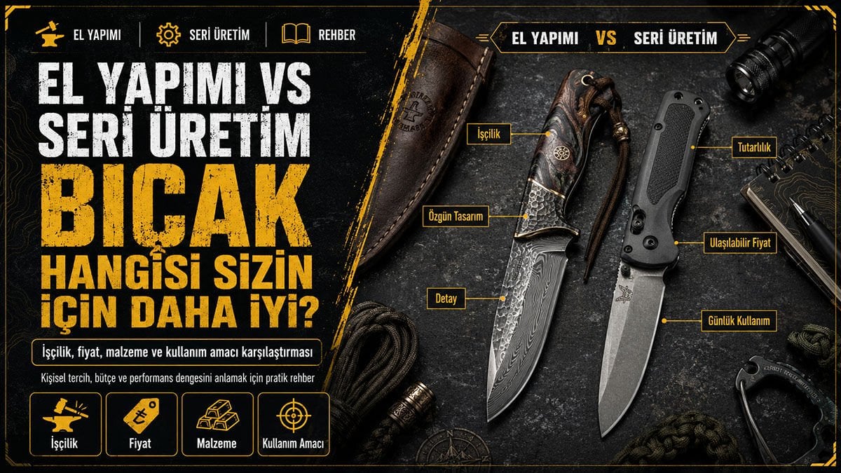 El Yapımı mı Seri Üretim mi? Bıçak Rehberi
