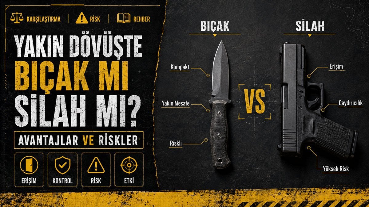Yakın Dövüşte Bıçak mı, Silah mı?