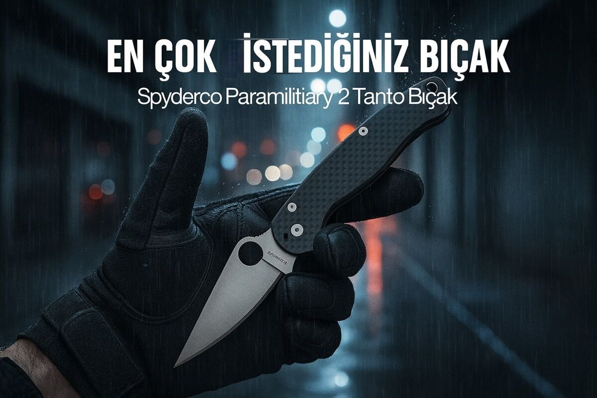 Spyderco Paramilitary 2 Tanto: En Çok İstediğiniz Bıçak