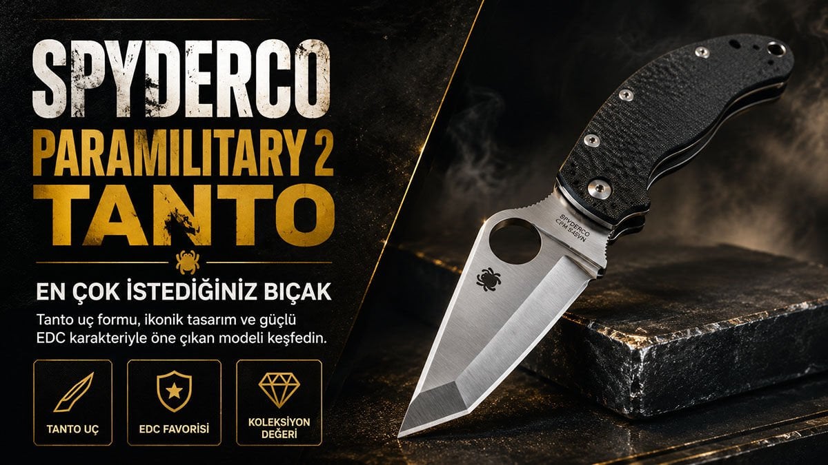 Spyderco PM2 Tanto: Özellik ve Alternatifler