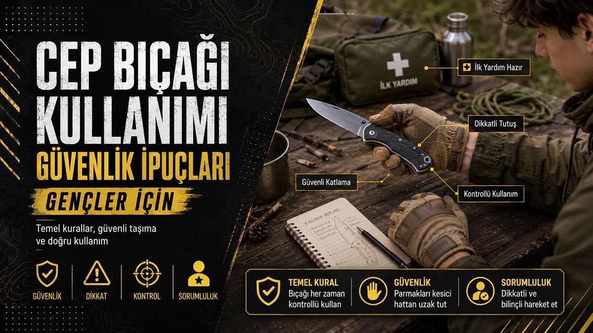 Gençler İçin Cep Bıçağı Güvenliği