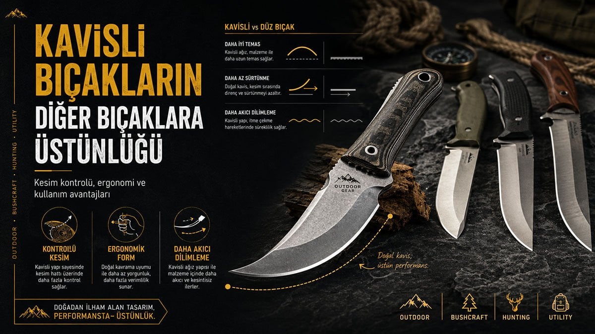 Kavisli Bıçakların Diğer Bıçaklara Üstünlüğü
