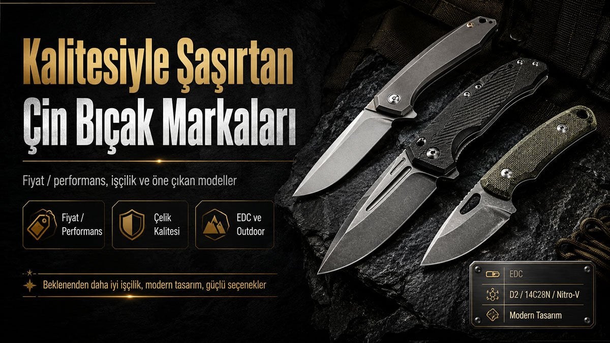 Kalitesiyle Şaşırtan Çin Bıçak Markaları