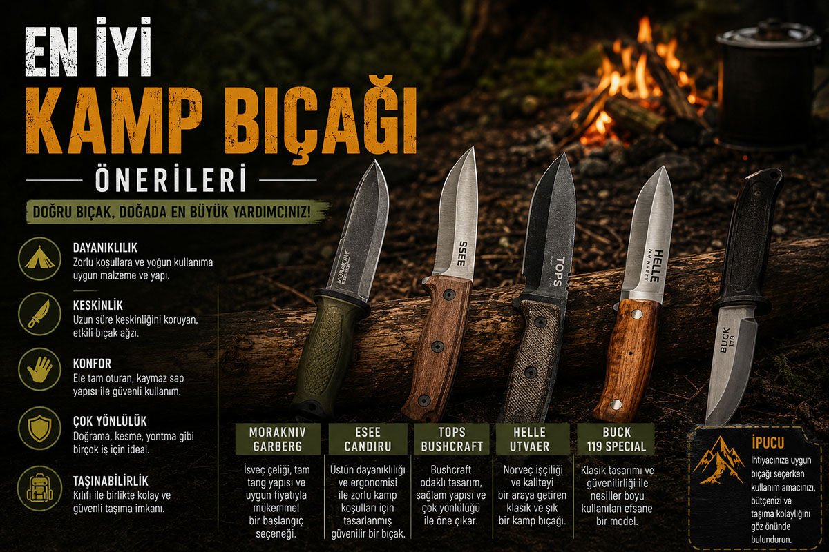 En İyi Kamp Bıçağı Önerileri