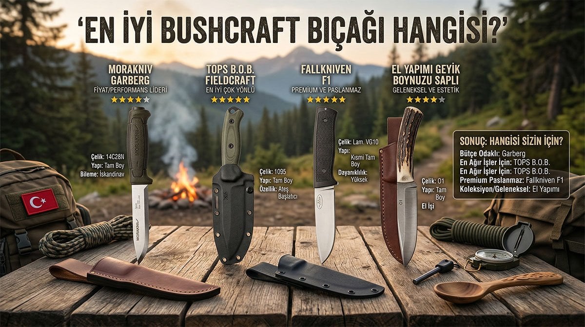 En İyi Bushcraft Bıçağı Hangisi?