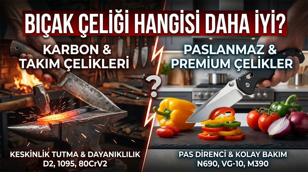 Bıçak Çeliği Hangisi Daha İyi?