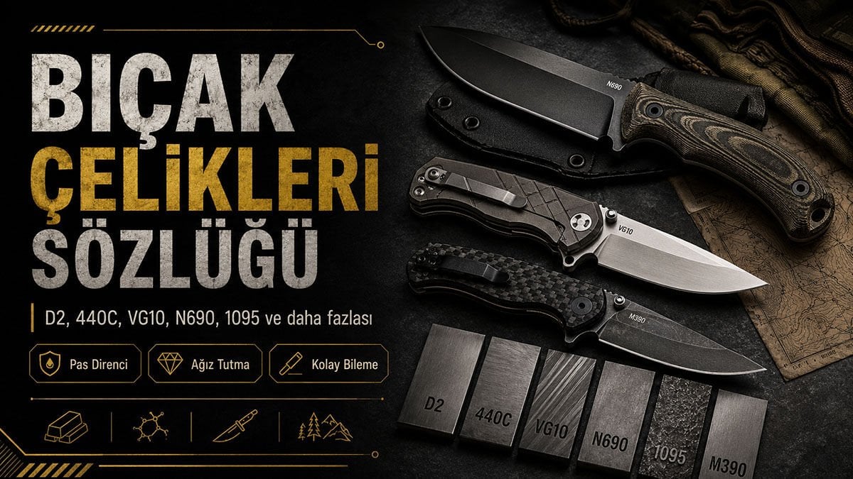 Bıçak Çelikleri Sözlüğü