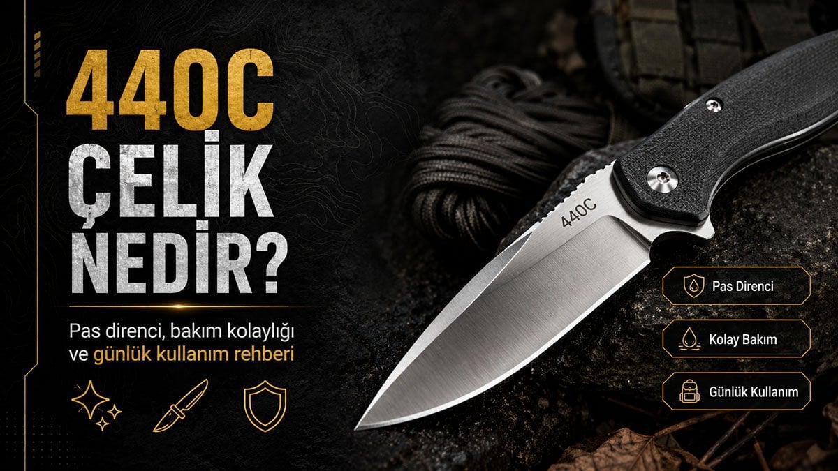 440C Çelik Nedir? Kullanım Rehberi
