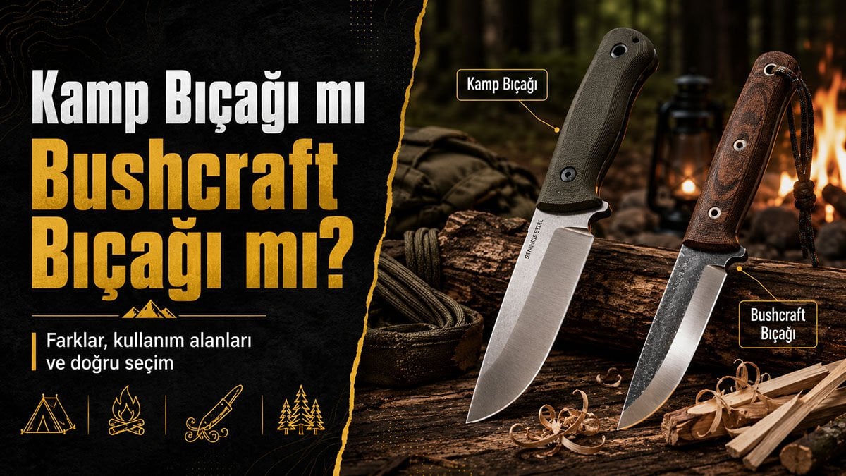 Kamp Bıçağı mı Bushcraft Bıçağı mı?