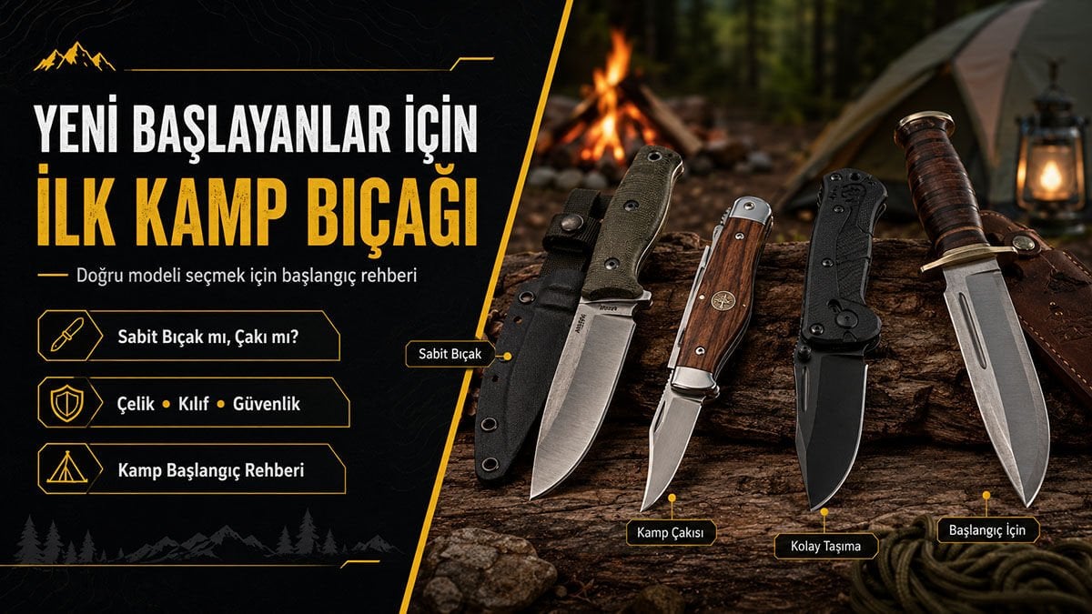 İlk Kamp Bıçağı Nasıl Seçilir? Yeni Başlayan Rehberi
