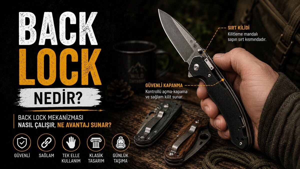 Back Lock Nedir? Çakı Sırt Kilidi Rehberi