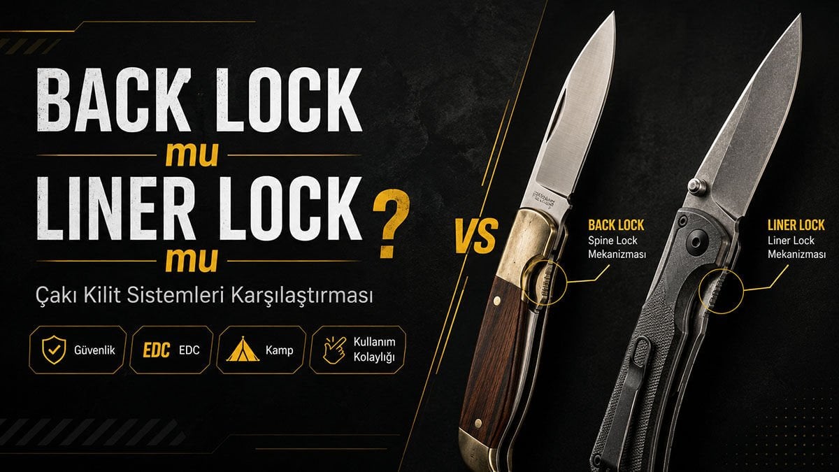 Back Lock mu Liner Lock mu? Çakı Kilidi Rehberi