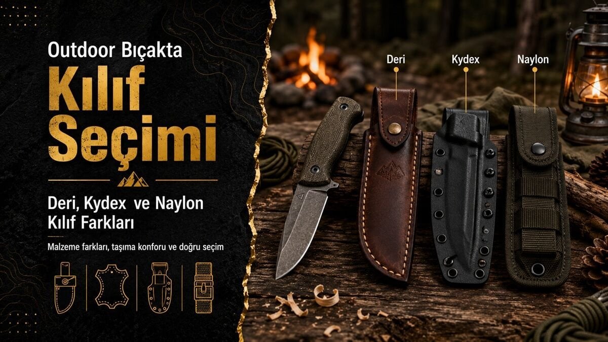 Outdoor Bıçakta Kılıf Seçimi