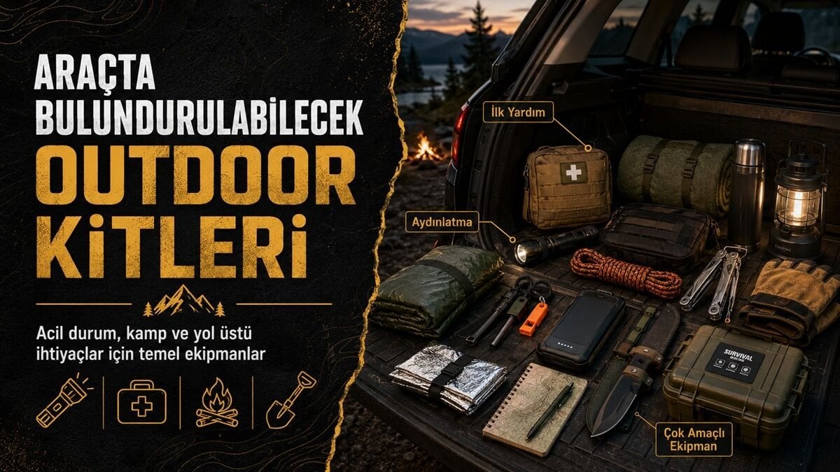 Araçta Bulundurulabilecek Outdoor Kitleri