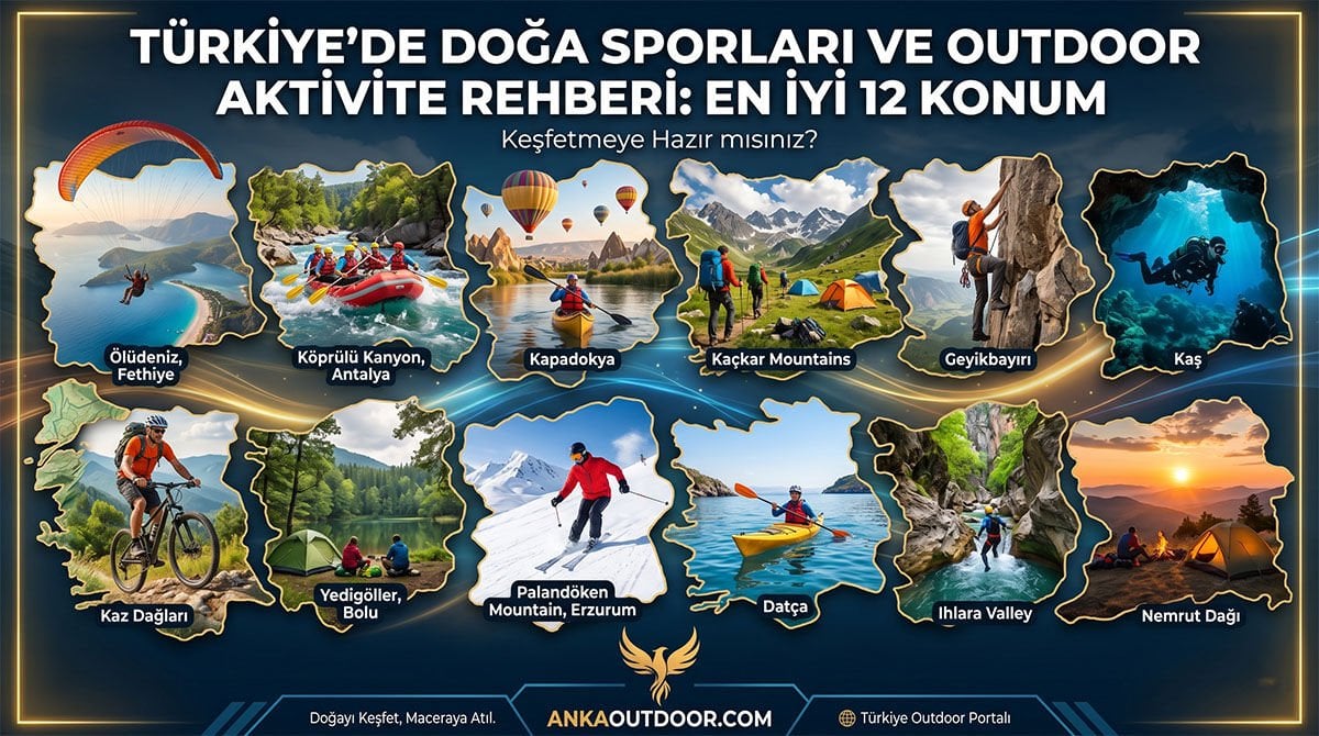 Türkiye'nin En İyi 12 Outdoor Sporu ve Macera Rotası