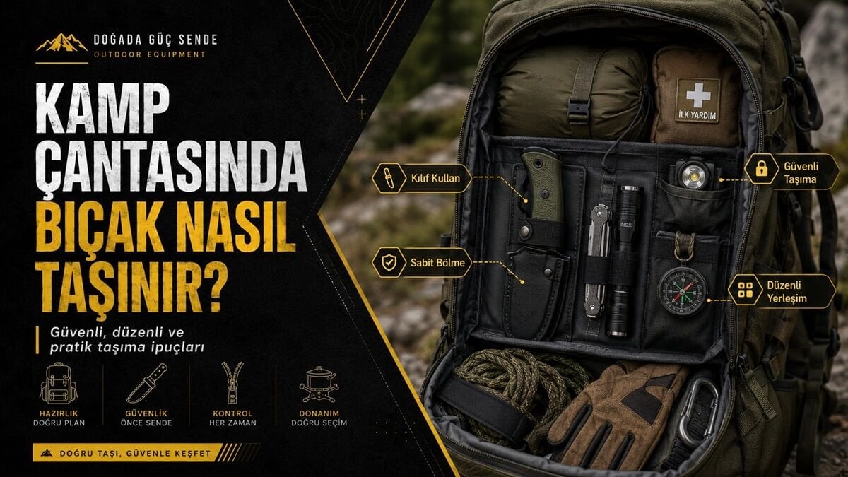 Kamp Çantasında Bıçak Nasıl Taşınır?