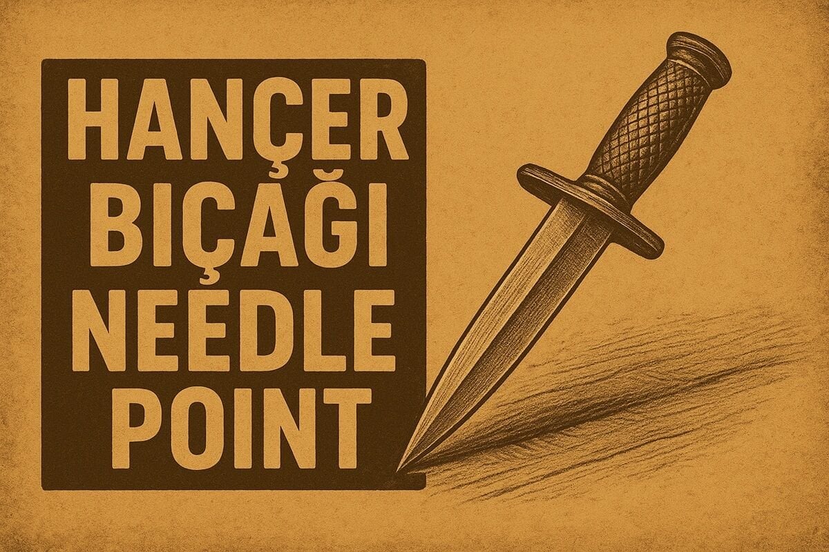Hançer Bıçağı Needle Point