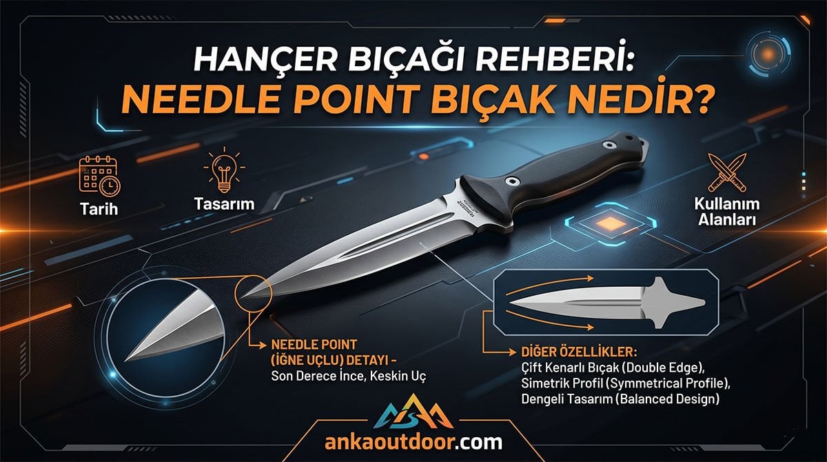 Hançer Bıçağı Rehberi: Needle Point Bıçak Nedir?
