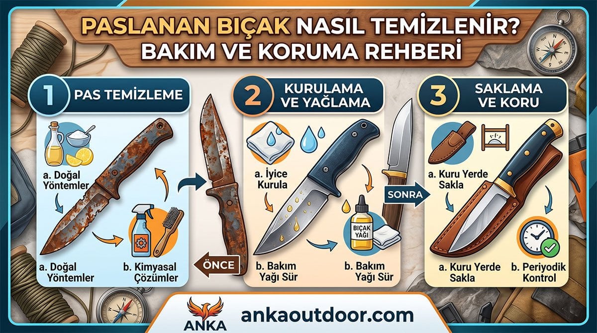 Paslanan Bıçağı Temizlemenin Etkili Yolları