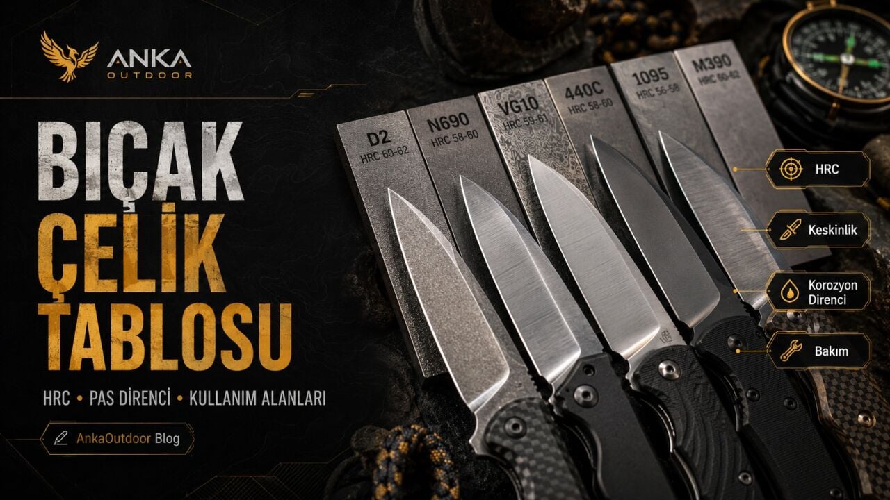 Bıçak Çelik Tablosu
