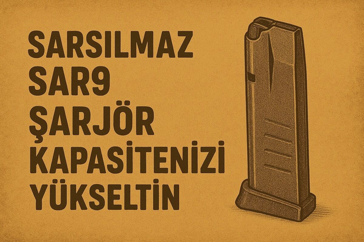 Sarsılmaz SAR9 Şarjör Kapasitenizi Yükseltin