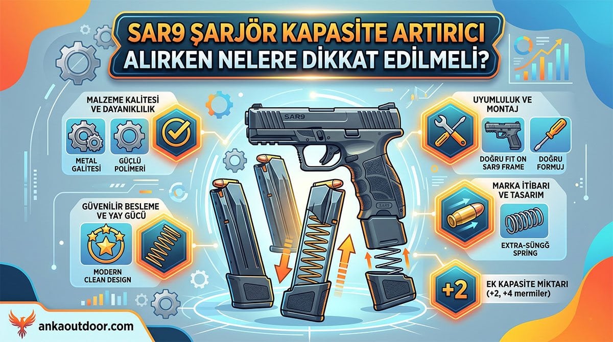 SAR9 Şarjör Kapasite Artırıcı Rehberi