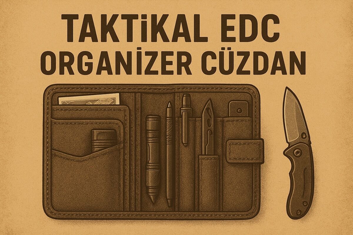 Taktikal EDC Organizer Cüzdan
