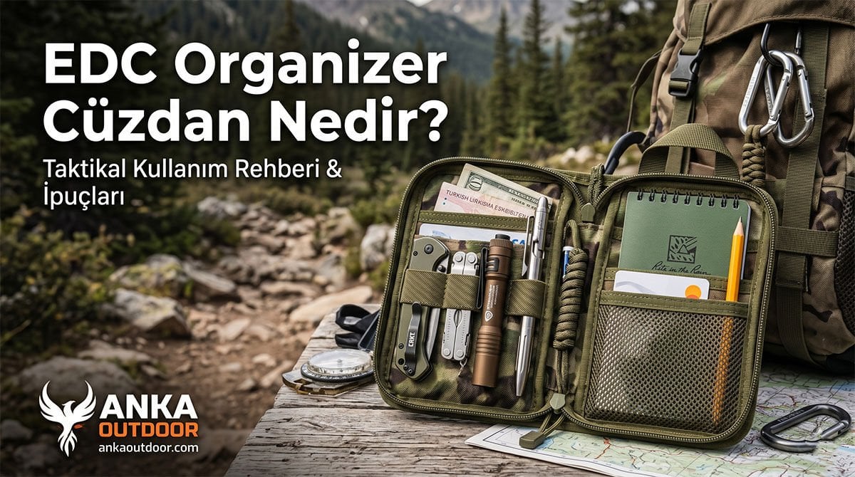 Taktikal EDC Organizer Cüzdan