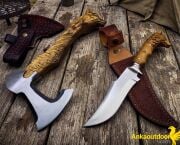 Fenrir Duo El Yapımı Balta ve Bıçak Seti