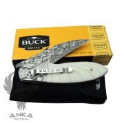 Buck Damascus Çelik Desenli Çakı