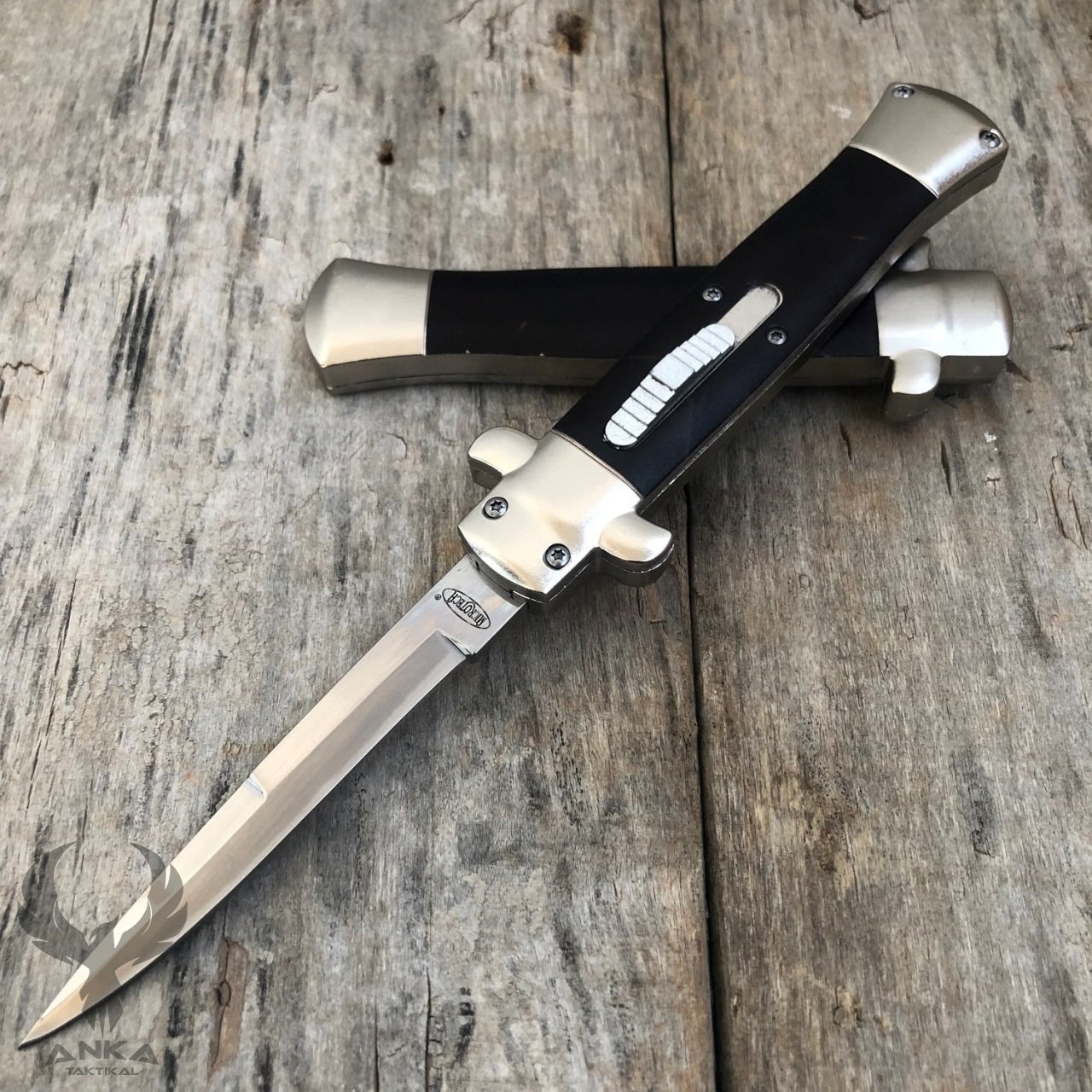 Microtech Stiletto Sustalı Bıçak Klon Siyah