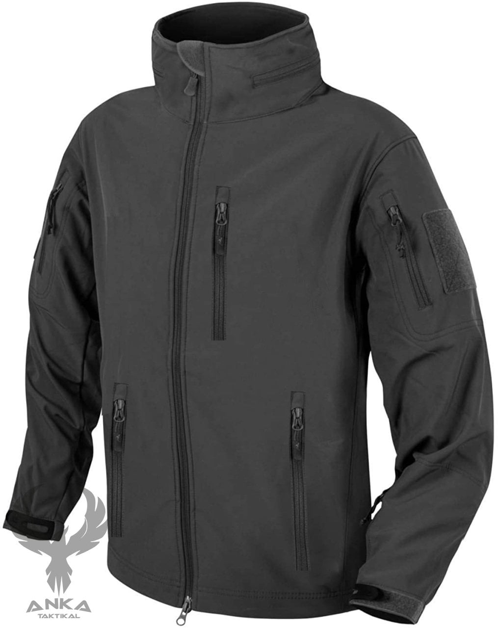 Anka Taktikal Softshell Mont Siyah - XL