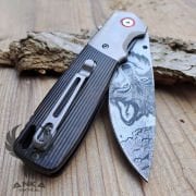 Chongming Black Wolf Kurt Cep Çakısı