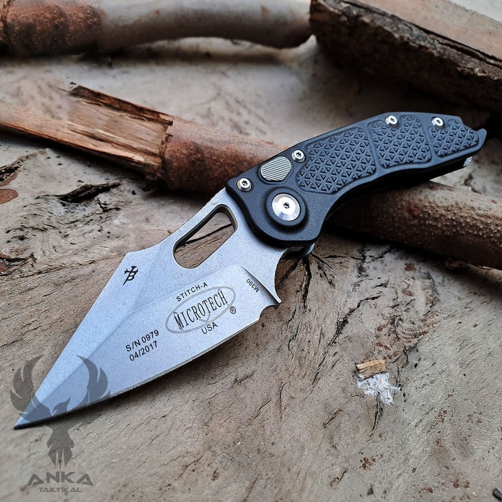 Microtech Borka Stitch S/E Stonewash Çakı