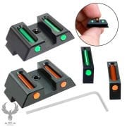 Glock 17/19 Fiber Optik Fosforlu Gez Arpacık Seti