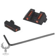 Glock 17/19 Fiber Optik Fosforlu Gez Arpacık Seti