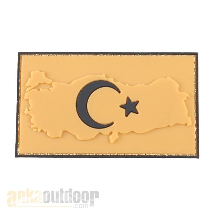 Anka Plastik Harita Türk Bayrağı Peç Bej