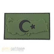 Anka Plastik Harita Türk Bayrağı Peç Haki